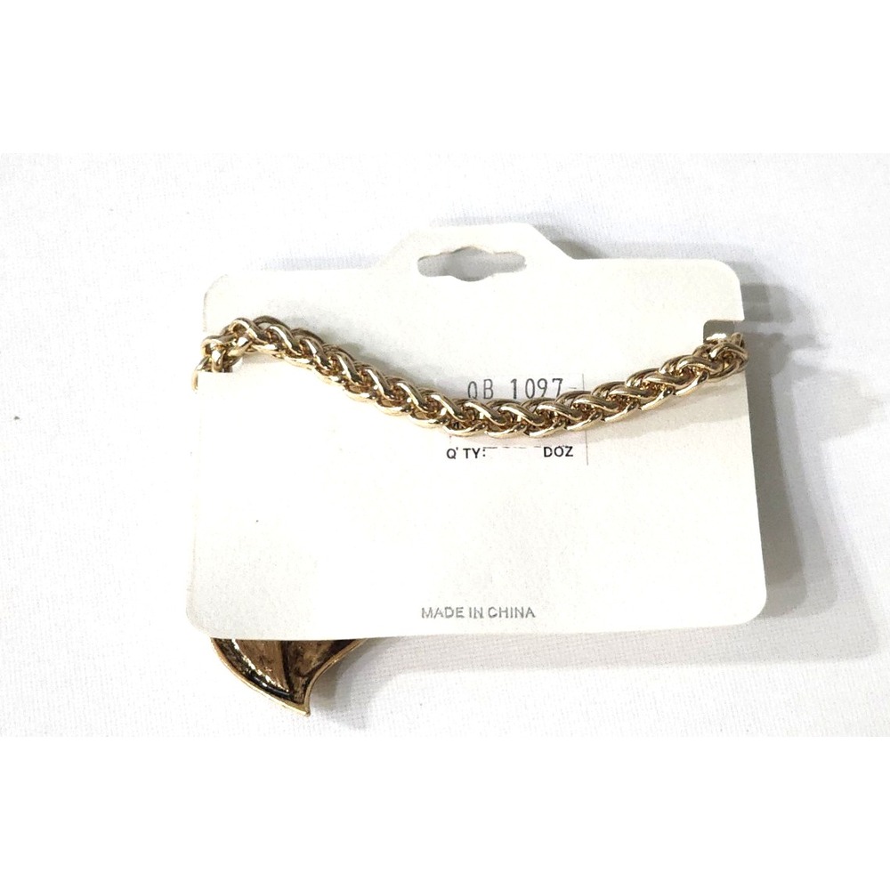 DaVinci Bronze Tone Bracelet Lead & Nickel Safe Heart‎ Shape Women's Bracelet - Picture 7 of 8